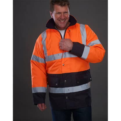 Yoko Hi-Vis 2 Band Two Tone Jacket - Image 2