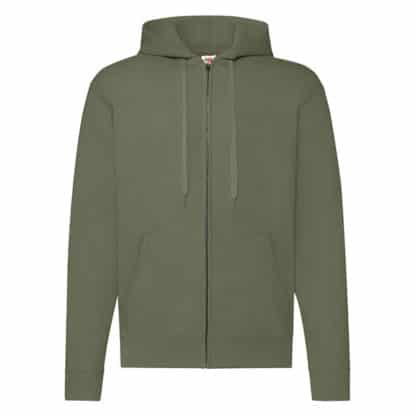 Fruit of the Loom Mens Classic Hooded Sweat Jacket - Image 5