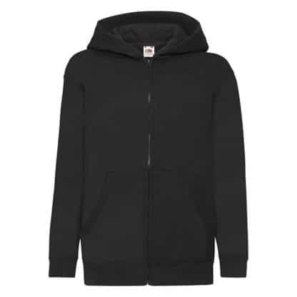 Fruit of the Loom Kids Classic Hooded Sweat Jacket - Image 2