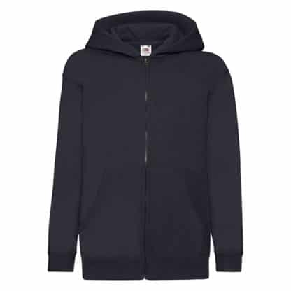 Fruit of the Loom Kids Classic Hooded Sweat Jacket - Image 7