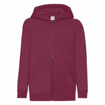 Fruit of the Loom Kids Classic Hooded Sweat Jacket - Image 9