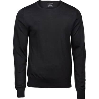 Tee Jays Mens Crew Neck Knitted Sweater - Image 2