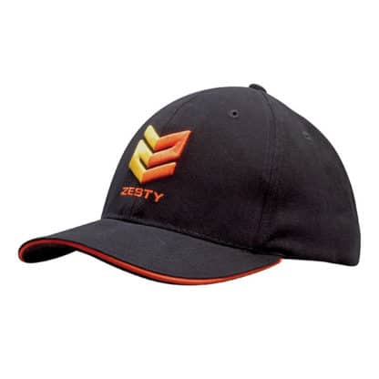 Sandwich Trim 6 Panel Baseball Cap - Image 4