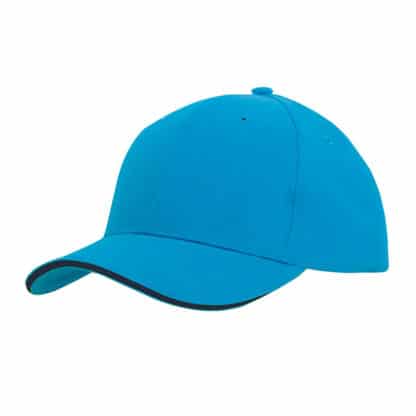 Sandwich Trim 6 Panel Baseball Cap - Image 11