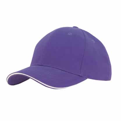 Sandwich Trim 6 Panel Baseball Cap - Image 23
