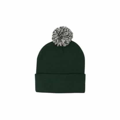 Acrylic Pom Pom Beanie Hat - Image 4