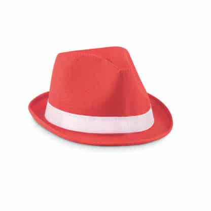 Straw Hat with Printed Ribbon - White Band - Image 5
