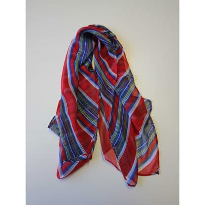 Silk Printed Long Scarf