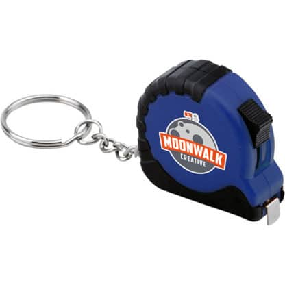 Mini Tape Measure Key Ring - Full Colour