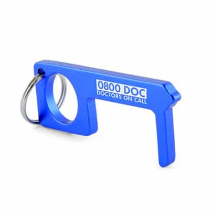 Aluminium No Touch Hygiene Key Ring