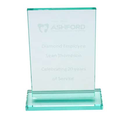 Jade Green Budget Rectangle Award - Image 2