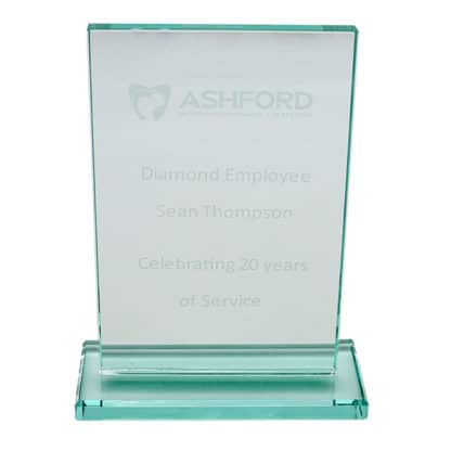 Jade Green Budget Rectangle Award - Image 3