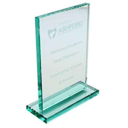 Jade Green Budget Rectangle Award - Image 4