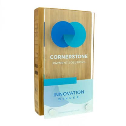 30mm Moso Bamboo and Acrylic Face Plate Award