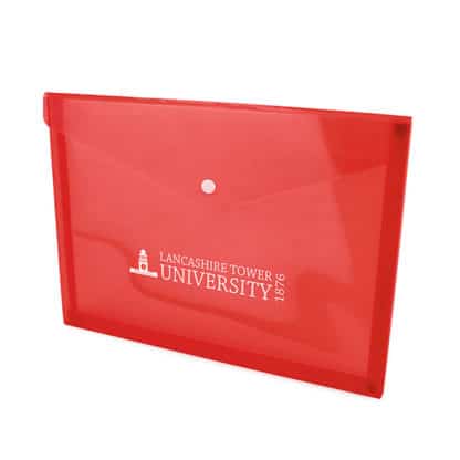 Translucent Coloured Plastic Document Folder - Image 2