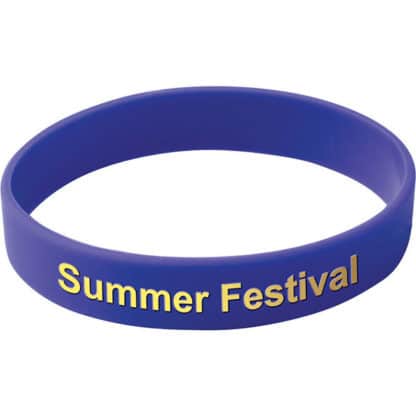 Screen Printed Silicone Wristband - Image 2