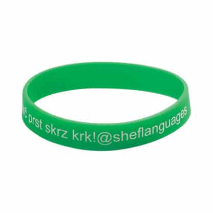 Screen Printed Silicone Wristband - Image 3