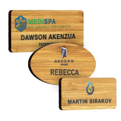 Moso Bamboo Name Badge