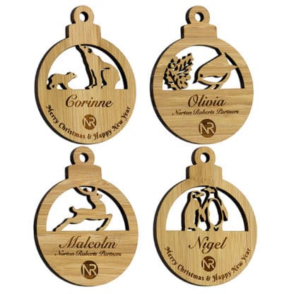 Moso Bamboo Christmas Bauble