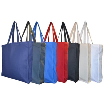 Dyed Cotton Canvas Bag - Full Colour