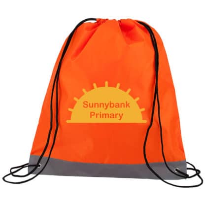 Reflective Drawstring Bag