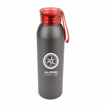 Black Aluminium Sports Bottle 600ml - Image 4