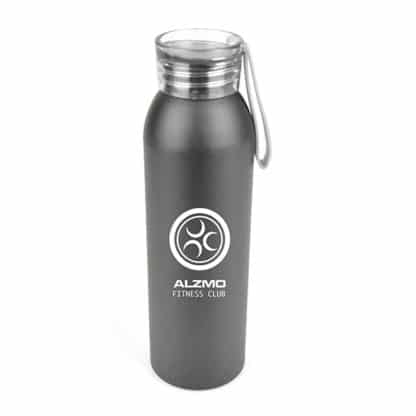 Black Aluminium Sports Bottle 600ml - Image 5