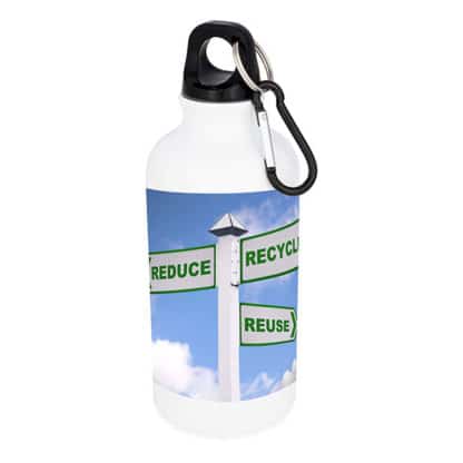 Oregon Aluminium Sports Bottle 400ml - Full Colour - Image 3