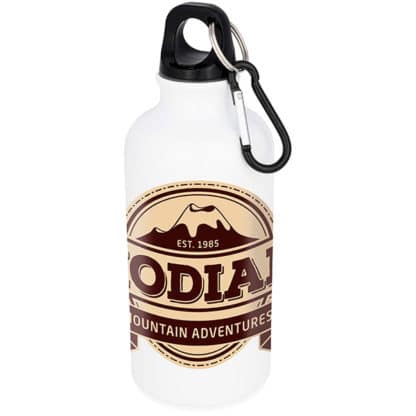 Oregon Aluminium Sports Bottle 400ml - Full Colour - Image 2