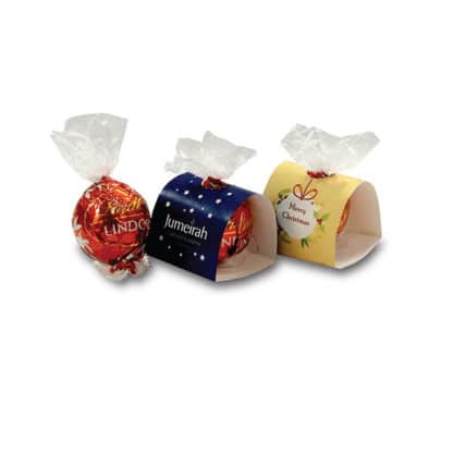 Lindor Truffle In Personalised Card Sleeve