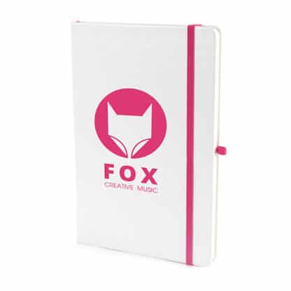 A5 White PU Mole Notebook - Image 9