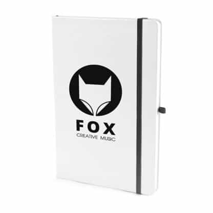 A5 White PU Mole Notebook - Full Colour - Image 2