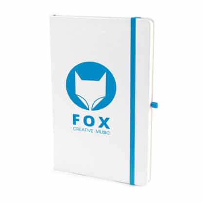 A5 White PU Mole Notebook - Full Colour - Image 4