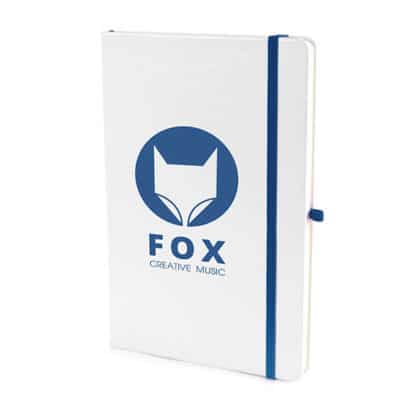 A5 White PU Mole Notebook - Full Colour - Image 3
