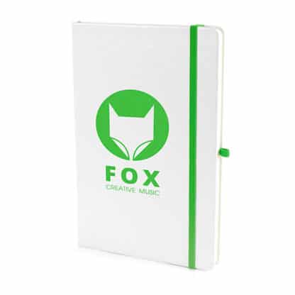 A5 White PU Mole Notebook - Full Colour - Image 5