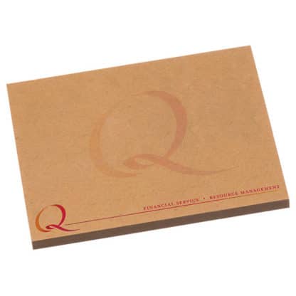 NoteStix Kraft Recycled Adhesive Pads 105 x 75mm - Full Colour