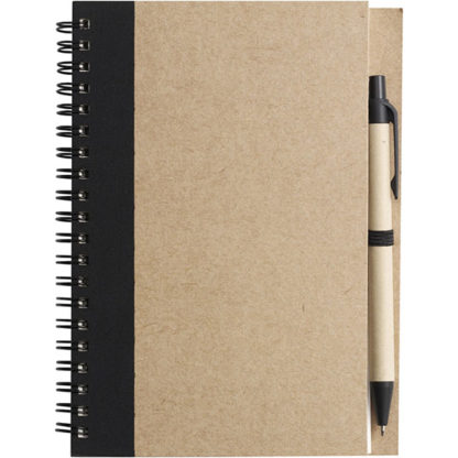 Eco Wirobound Notebook with Pen - Image 2