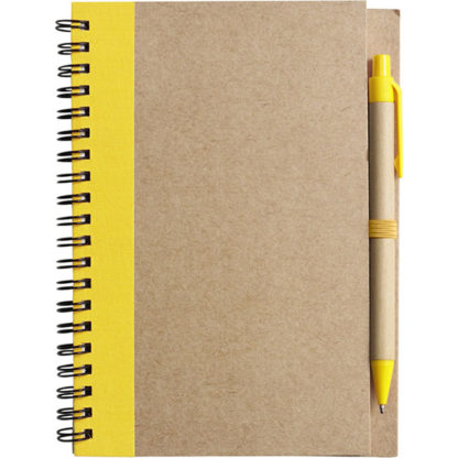 Eco Wirobound Notebook with Pen - Image 9