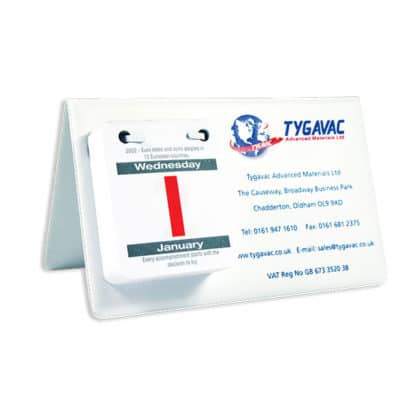 Vinyl Desk Easel Calendar - Full Colour - Image 2