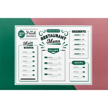 A3 Menu Place Setting - Image 2