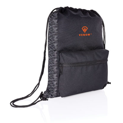 Impact AWARE rPET Reflective Drawstring Backpack