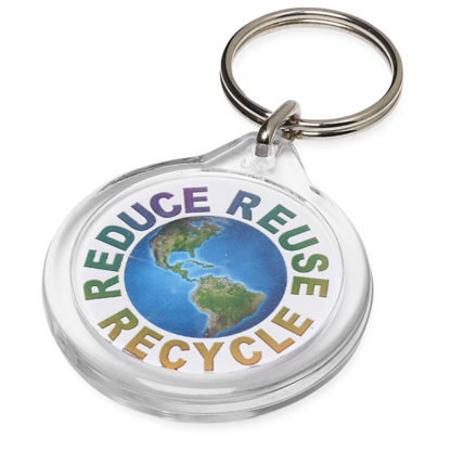 Adview Round Plastic Key Ring 17