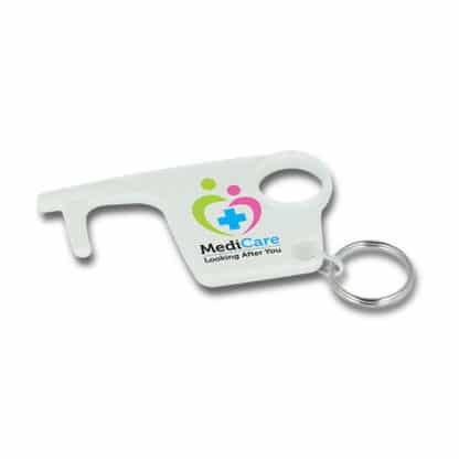 Recycled Plastic No Touch Hygiene Key Ring