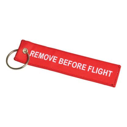 Flight Tag Key Ring