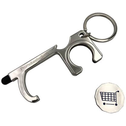 Zinc Alloy No Touch Tool with Trolley Token - Image 3