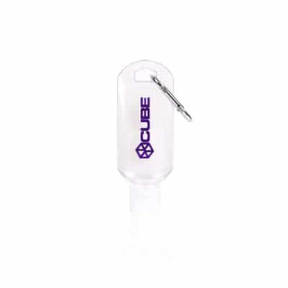 50ml Hand Sanitiser with Carabiner Clip