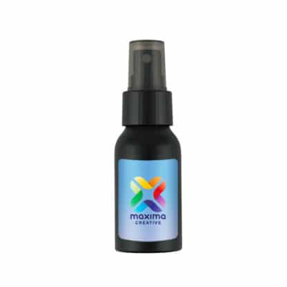 Black Aluminium 50ml Hand Sanitiser Spray