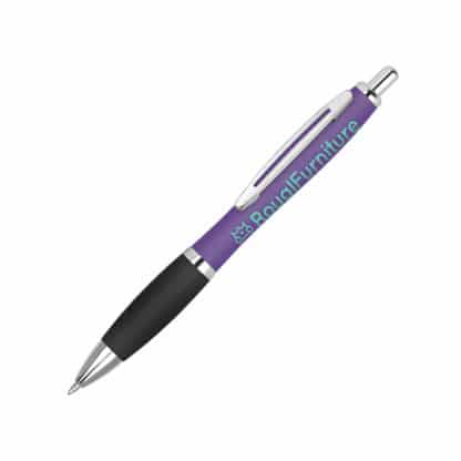 Contour Metal Soft Ballpen - Full Colour - Image 4