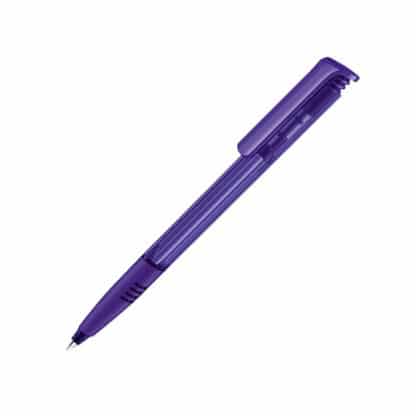 Senator Super Hit Clear Plastic Ballpen with Soft Grip - Image 13