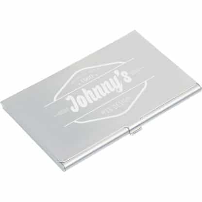 Aluminium Business Card Holder - Engraved - Image 2
